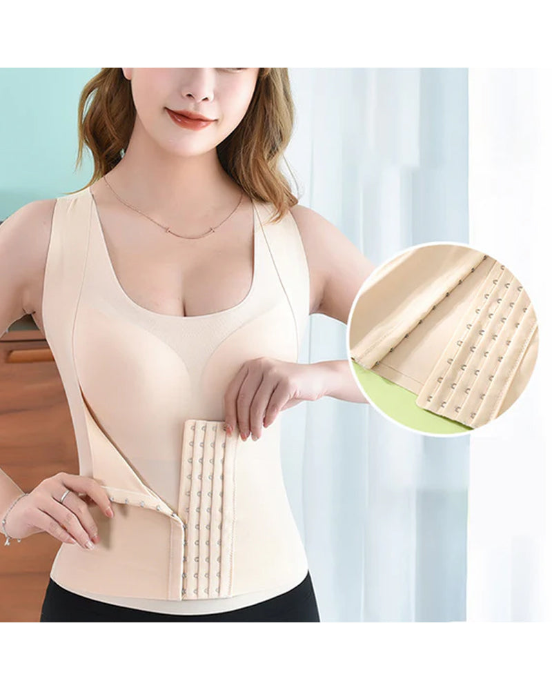 2-in-1 waist button bra