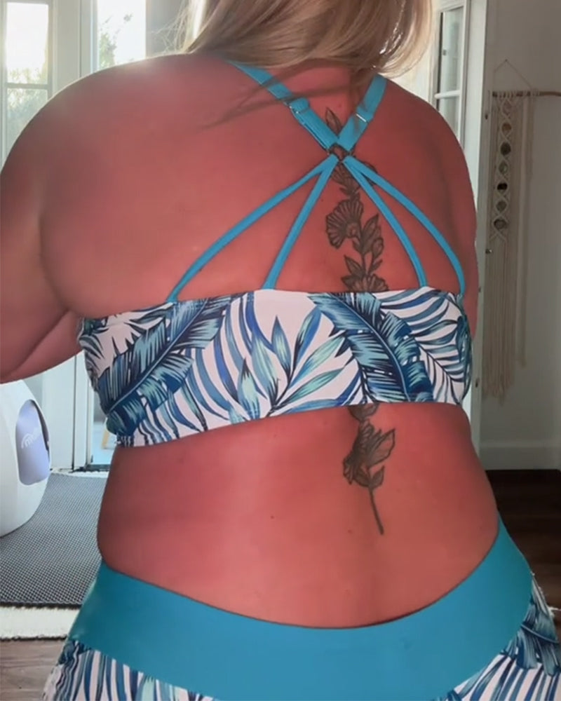 Fashionable And Versatile Leisure Two-Piece Bikini