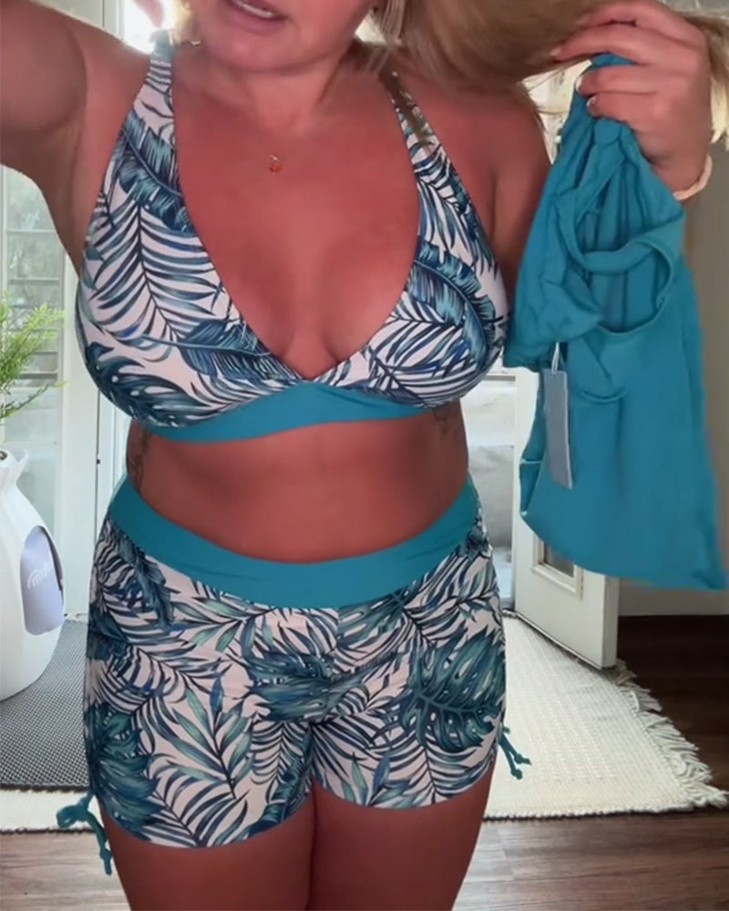 Fashionable And Versatile Leisure Two-Piece Bikini