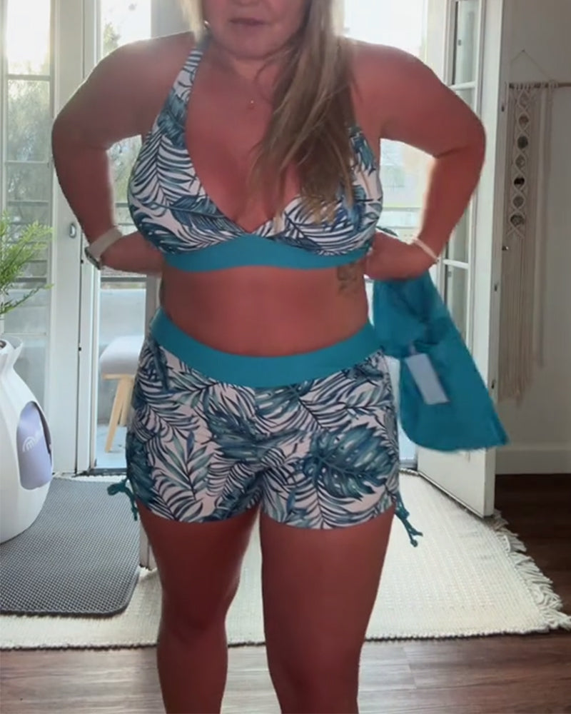 Fashionable And Versatile Leisure Two-Piece Bikini