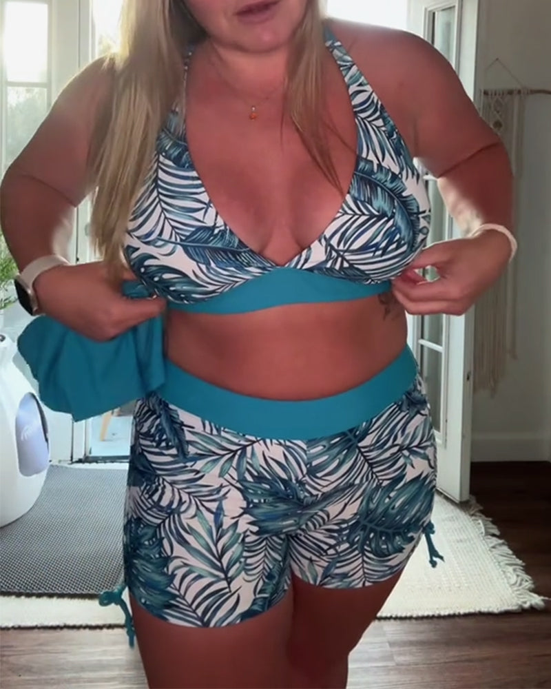 Fashionable And Versatile Leisure Two-Piece Bikini