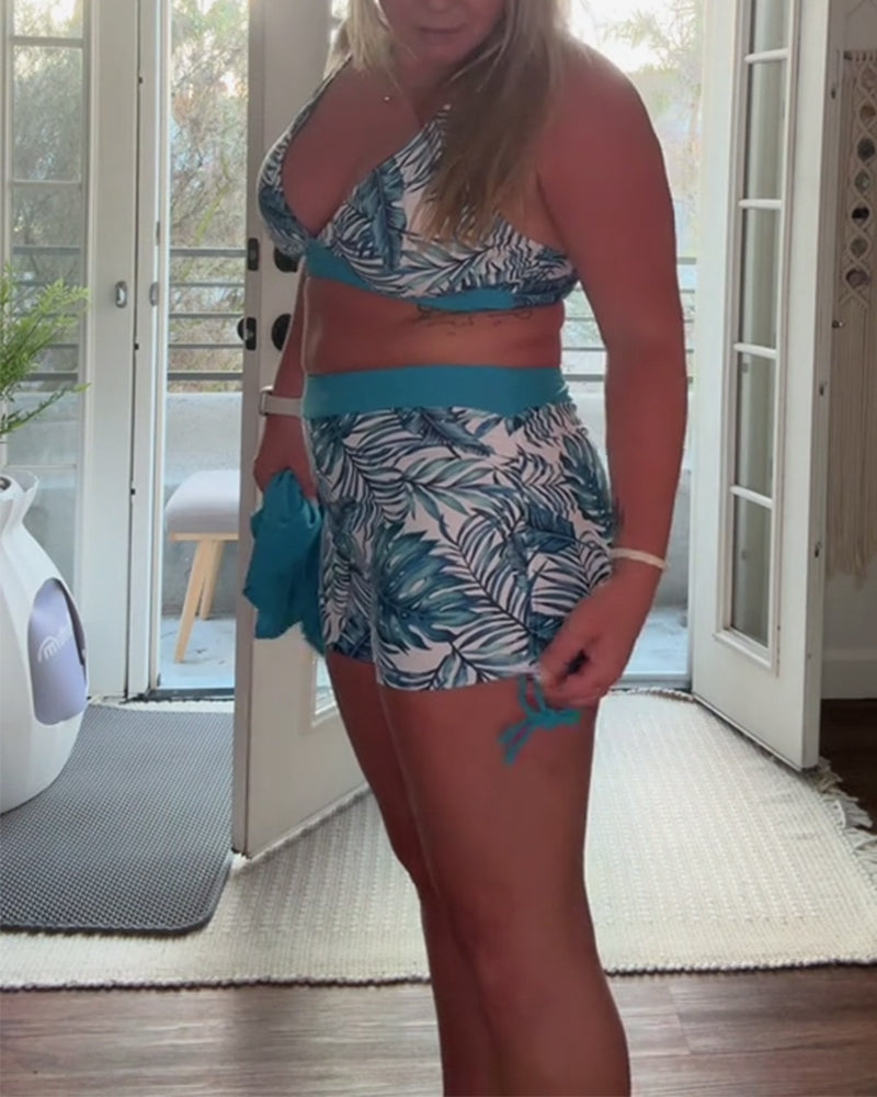 Fashionable And Versatile Leisure Two-Piece Bikini