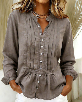 Commute-Casual Gathered Blouse
