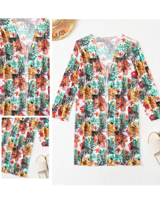 Floral Print Bikinis and Cover Up