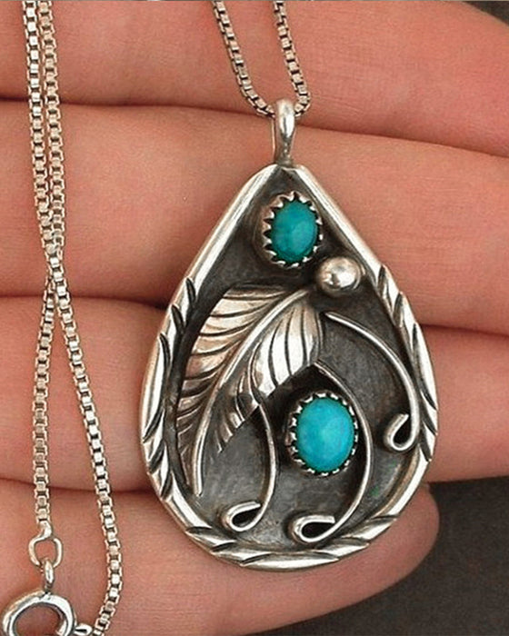 Bohemian vintage pendant necklace