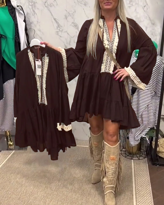 Loose Bohemian Holiday Dress