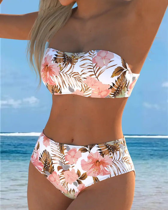 Bandeau Printed Bikini