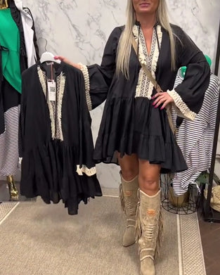 Loose Bohemian Holiday Dress