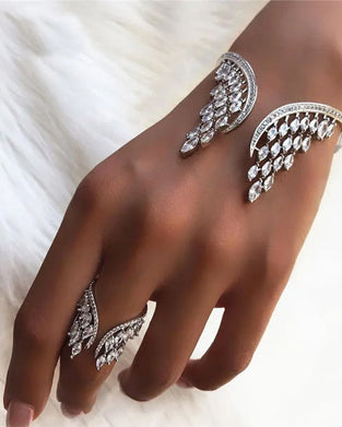 Angel Wings Ring & Bracelet