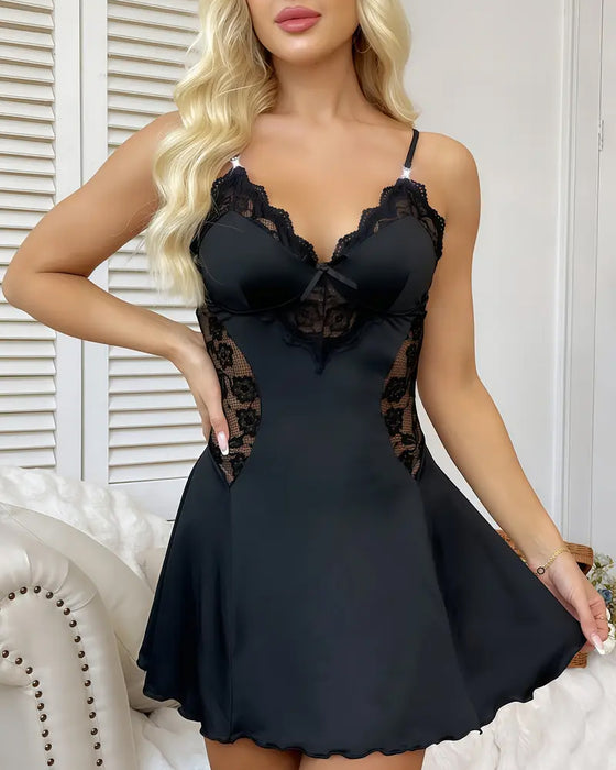 Sexy Suspender Nightdress
