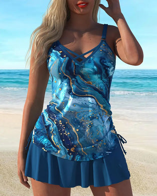 Beach Resort Print Tankini