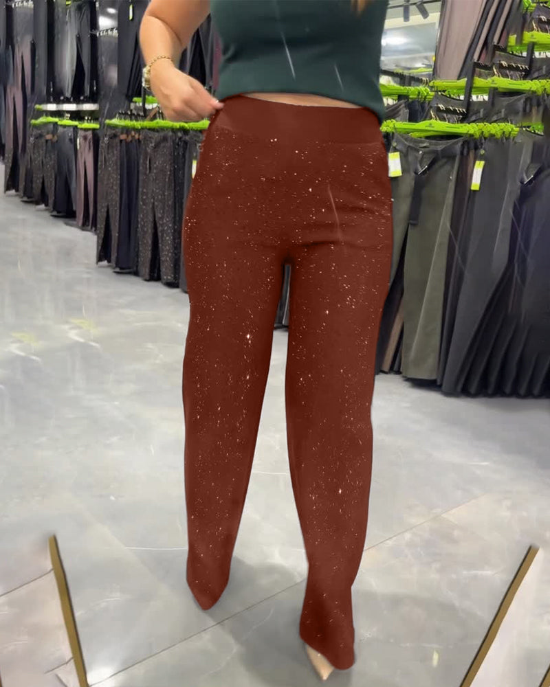 Fashionable And Casual Wide-Leg Pants