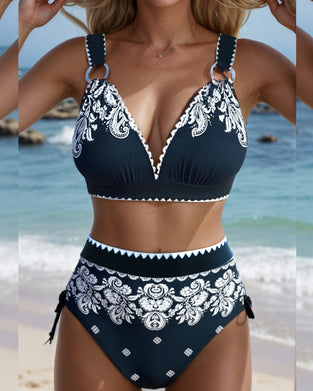 Printed Retro Bikini