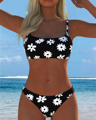 Petal Print Bikini