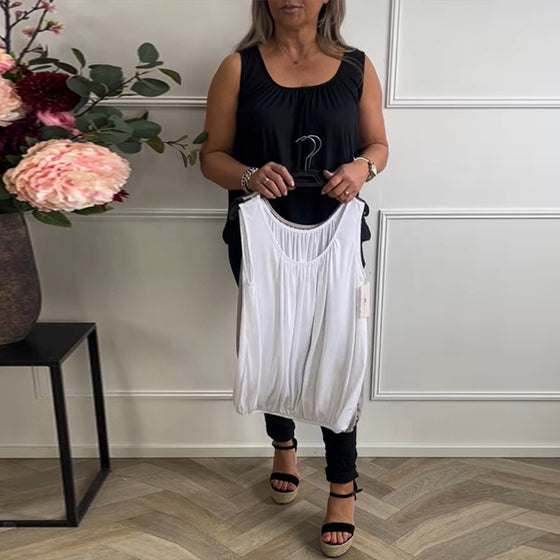 Bulit In Bra U-neck Casual Tank Top