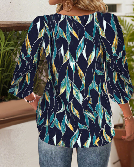 Casual V-Neck Blouse