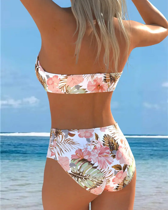 Bandeau Printed Bikini