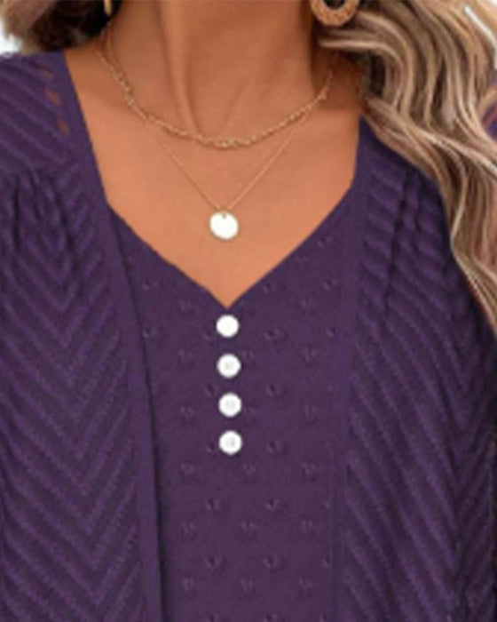 3d Floral Print Two-Piece Top