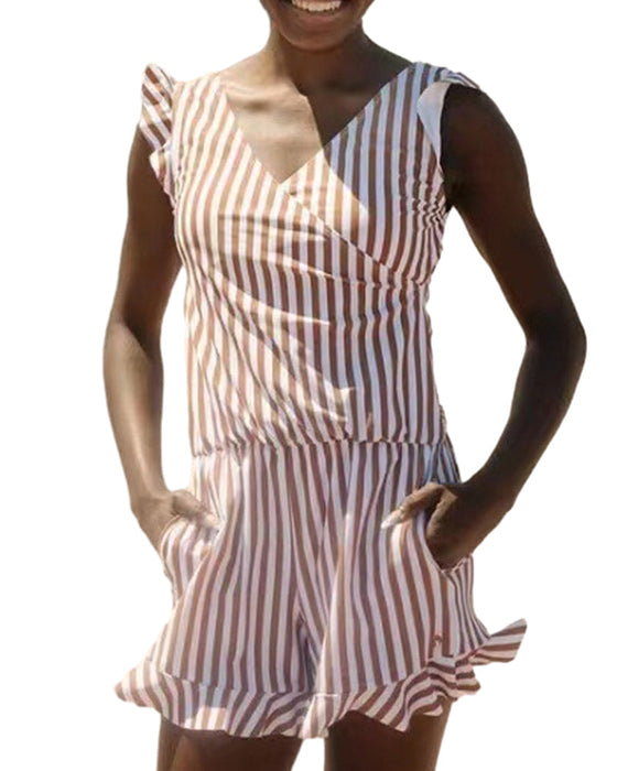 One-piece swimsuit with built-in bra